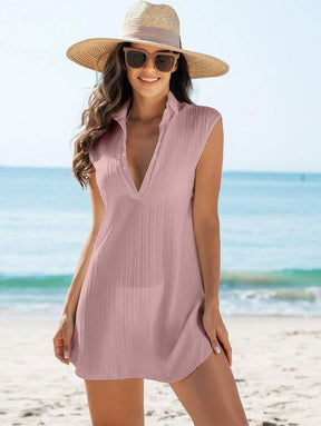 Saída de Praia Colarinho Sunset Chic