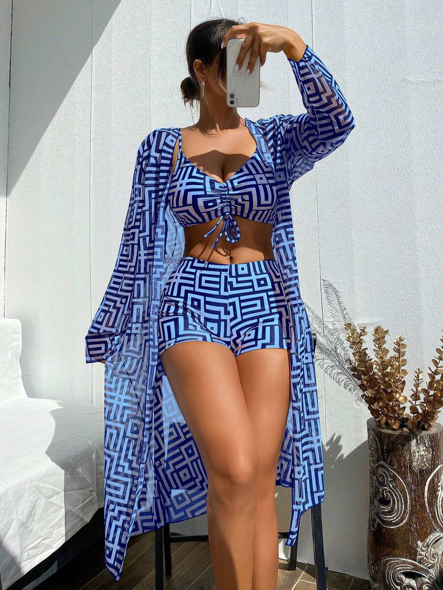 Conjunto Praia Santorini 3 Peças