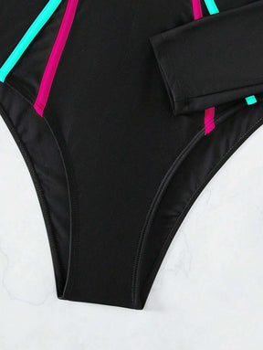 Maiô UV Performance Zíper Longo