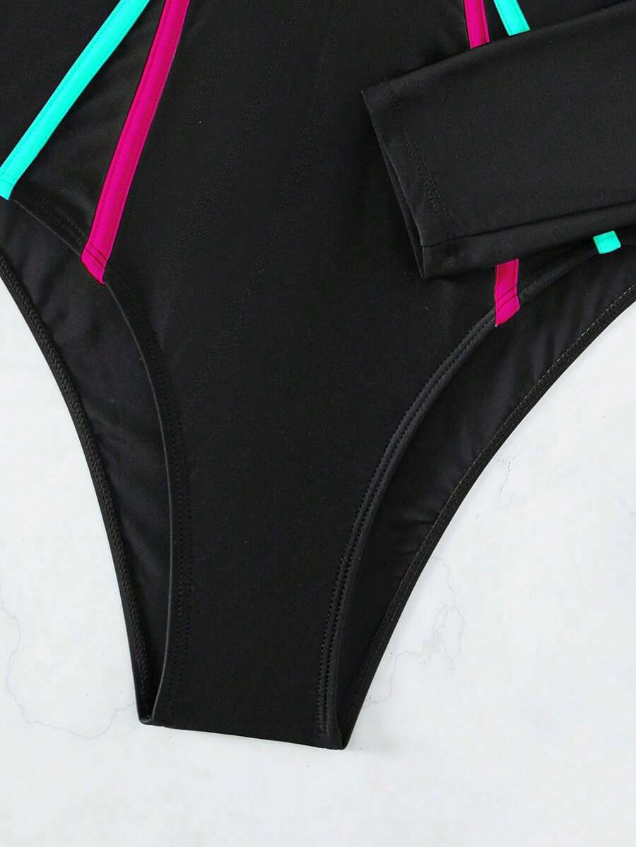 Maiô UV Performance Zíper Longo