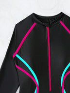 Maiô UV Performance Zíper Longo