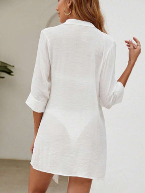 Saída de Praia Camisa Solar Linho