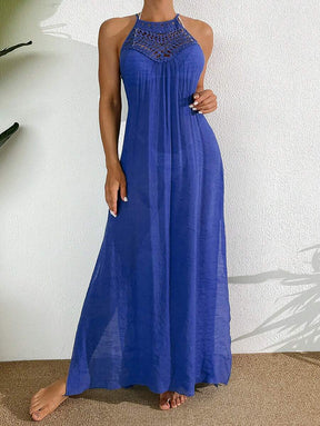 Saída de Praia Boho Trançado Marfim