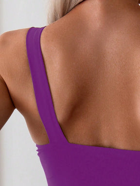 Maiô Elegance One Shoulder Dourado