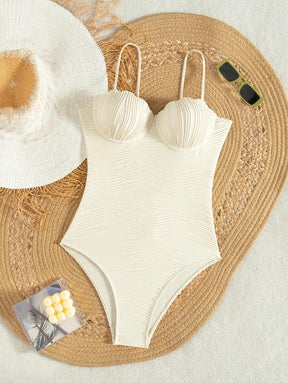 Maiô Elegance Riviera Plissado