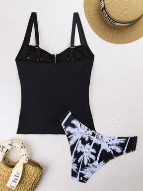 Biquíni Tankini Palm Chic