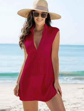 Saída de Praia Colarinho Sunset Chic