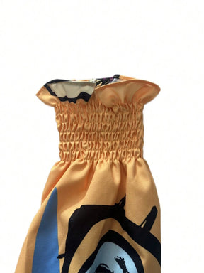 Saída de Praia Camisa Rainbow Stripes