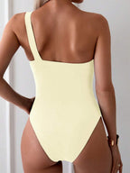Maiô Elegance One Shoulder Dourado