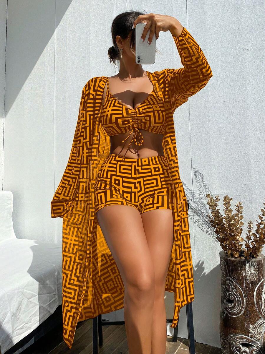 Conjunto Praia Santorini 3 Peças