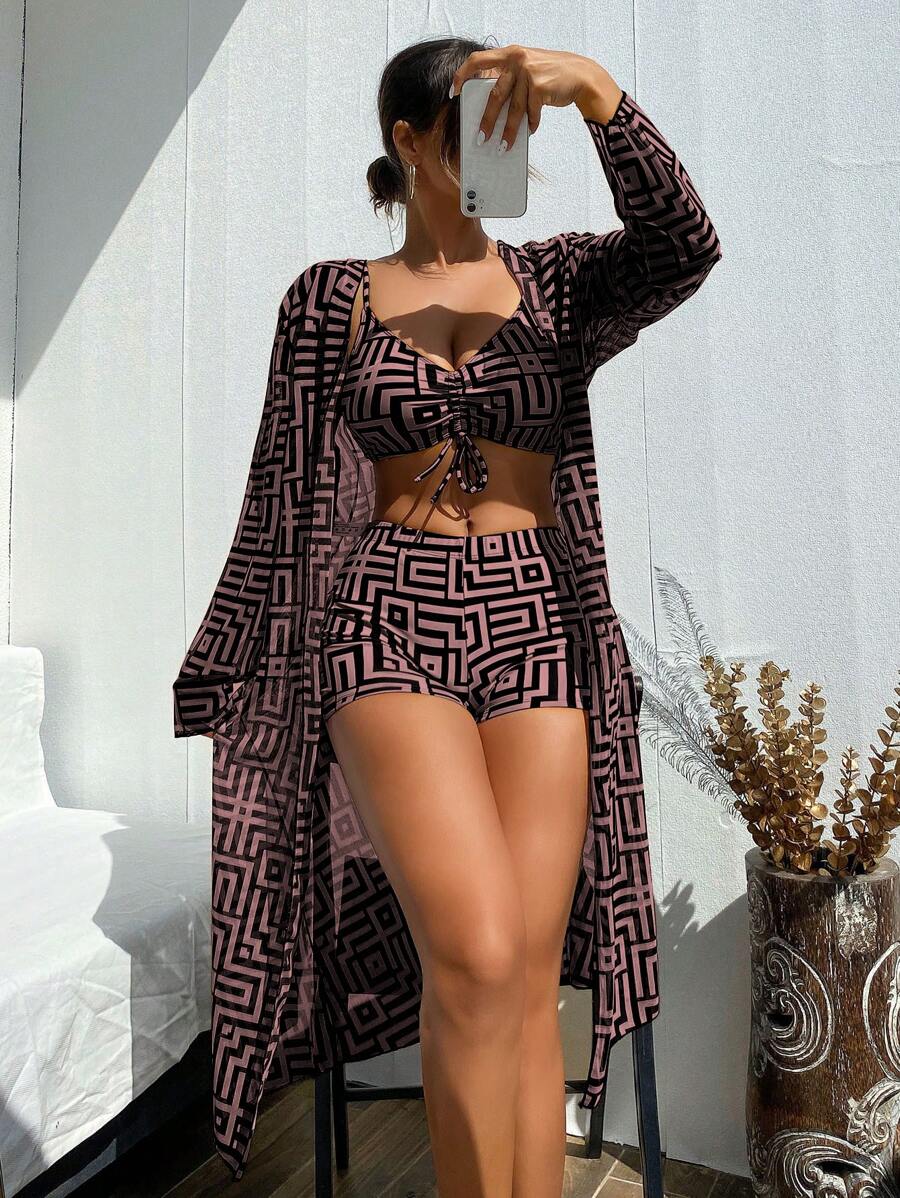 Conjunto Praia Santorini 3 Peças