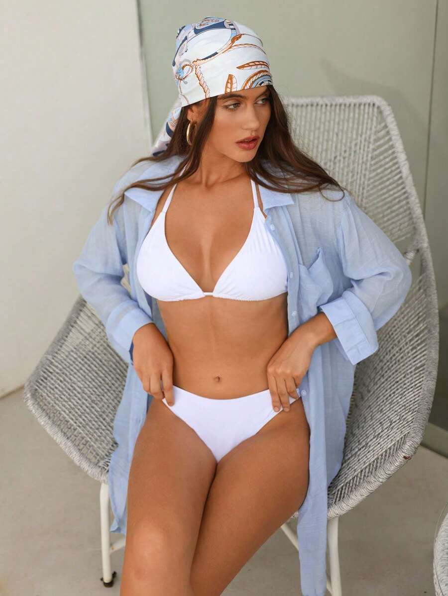 Saída de Praia Camisa Brisa Serena