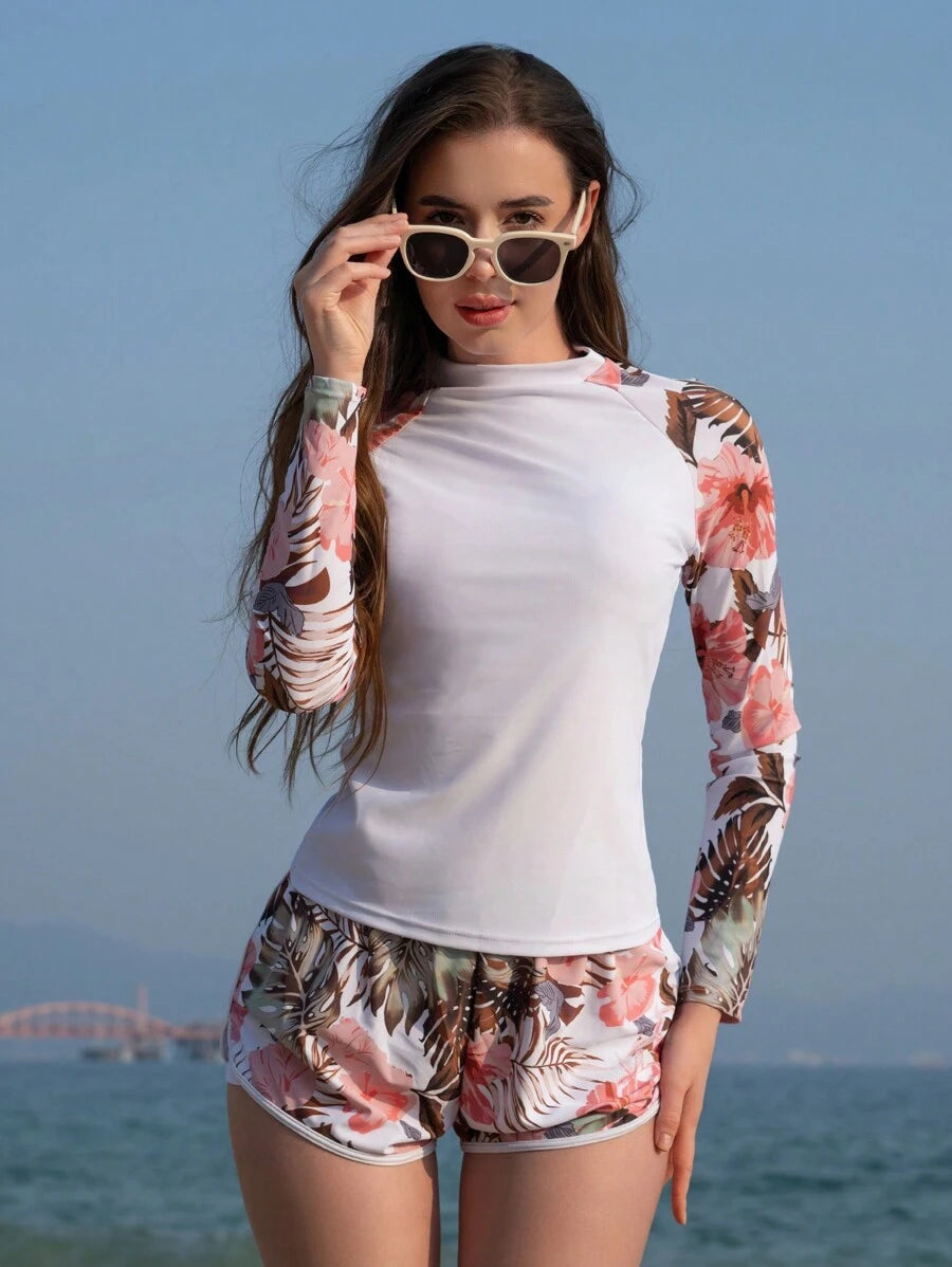 Conjunto UV Tropical com Short