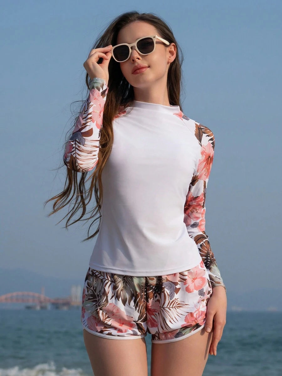 Conjunto UV Tropical com Short