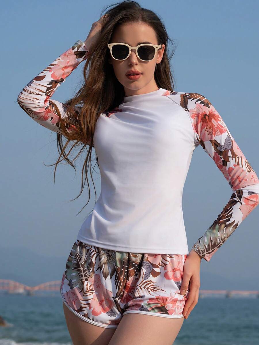 Conjunto UV Tropical com Short