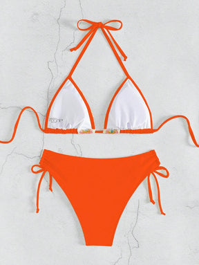 Biquíni Artesanal Crochê Solar