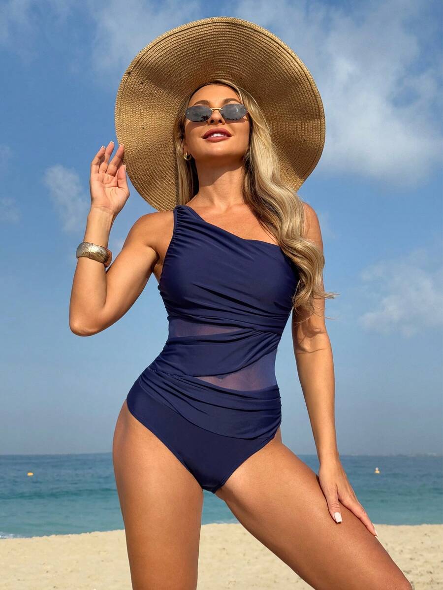 Maiô Modelador One Shoulder Mirage