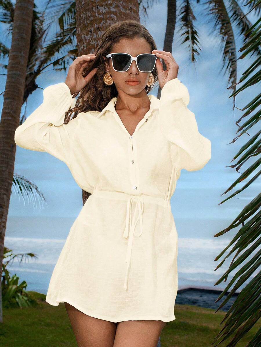 Saída de Praia Camisa Brisa Serena