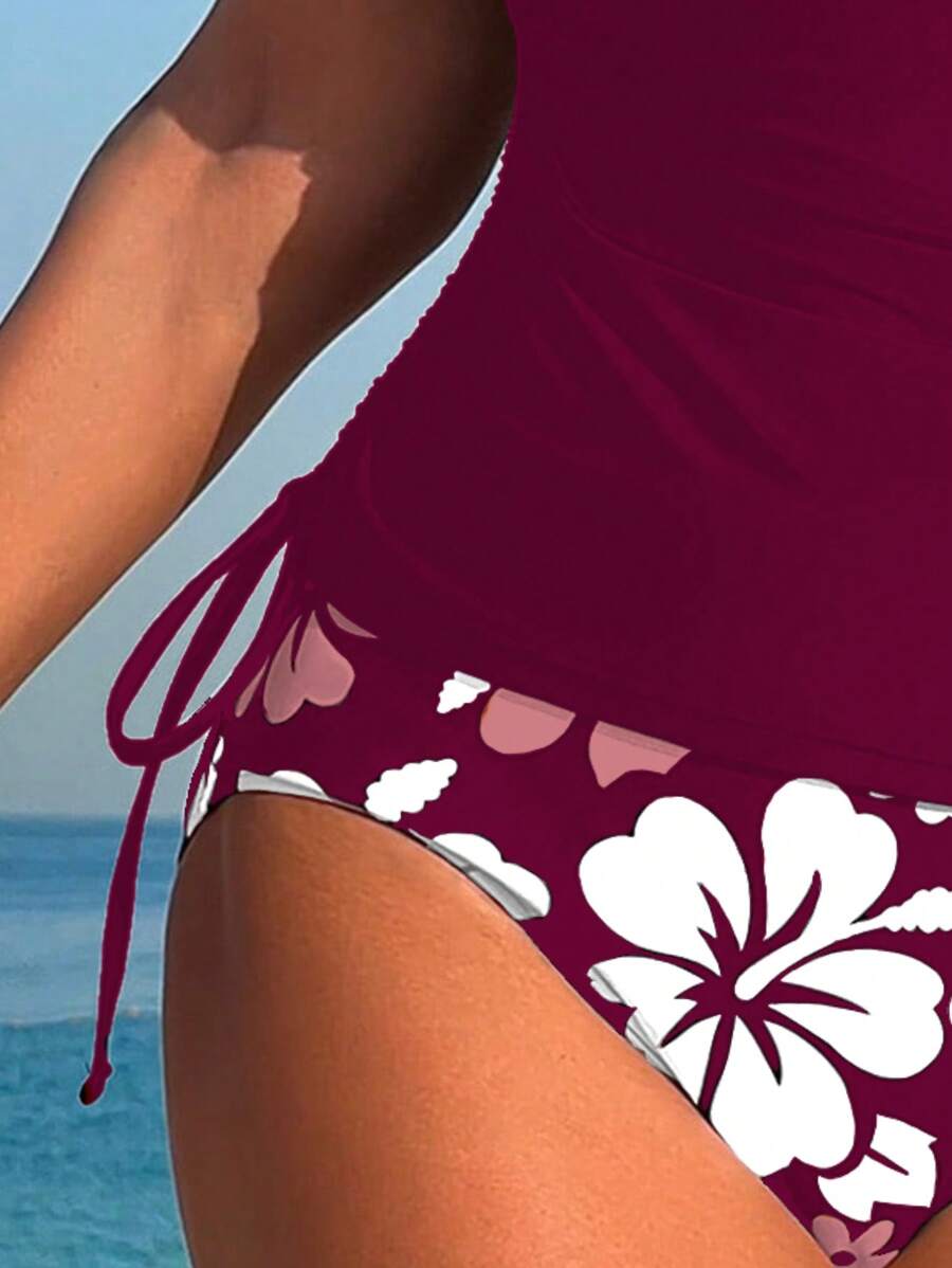 Biquíni Tankini Floral Pacífico