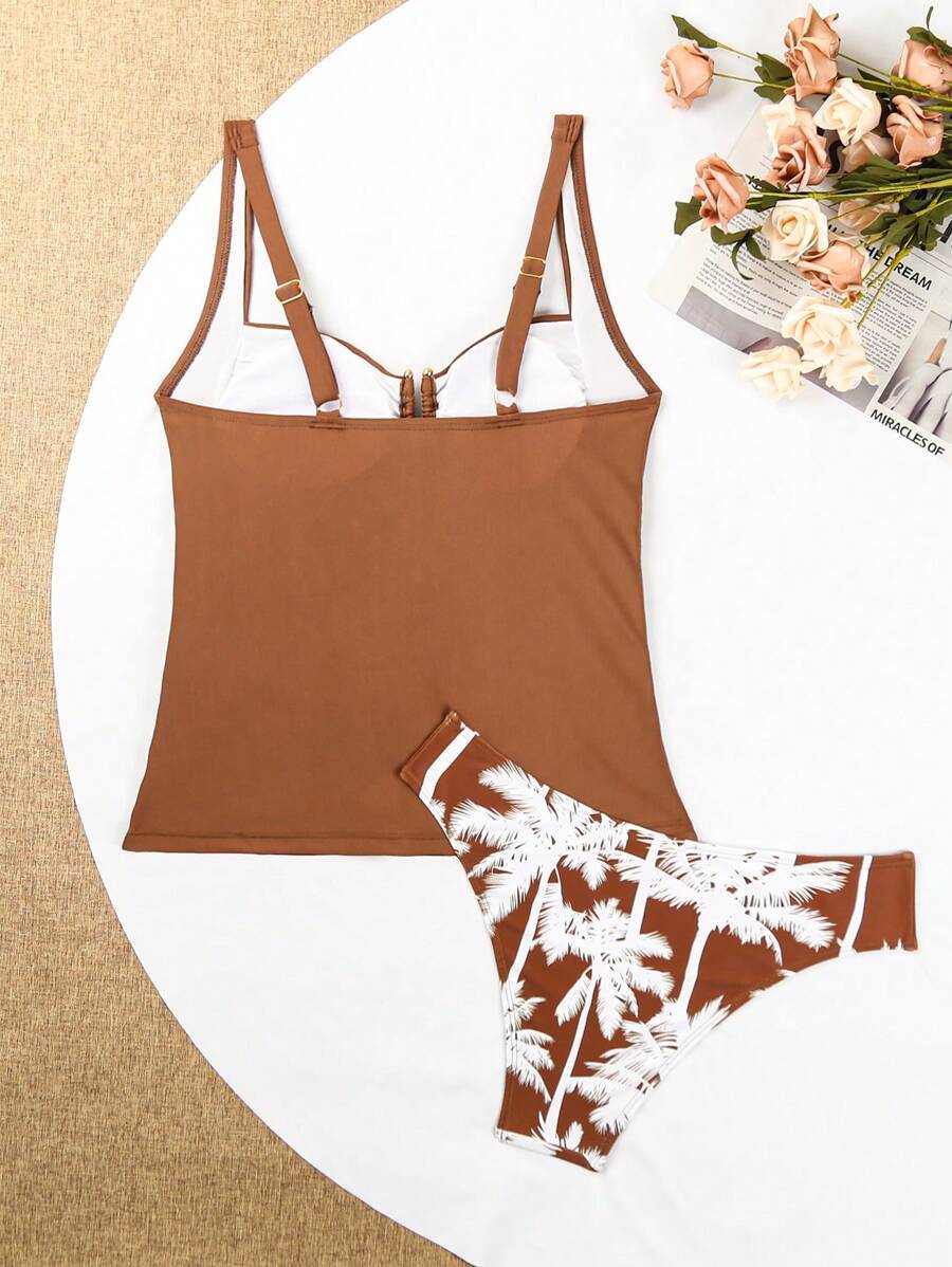 Biquíni Tankini Palm Chic