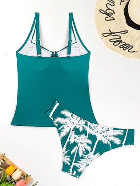 Biquíni Tankini Palm Chic
