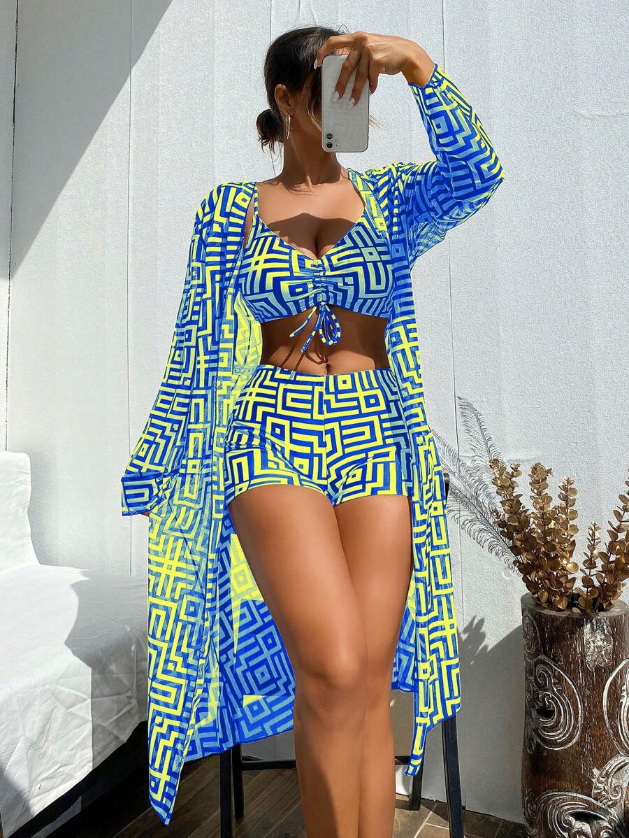 Conjunto Praia Santorini 3 Peças