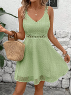 Vestido Curto Renda Solar Branca