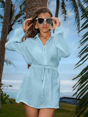 Saída de Praia Camisa Brisa Serena