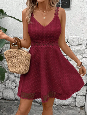 Vestido Curto Renda Solar Branca