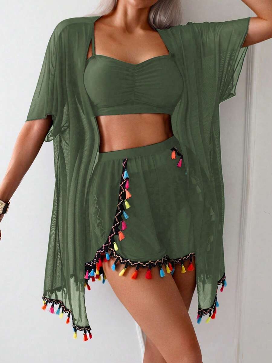 Conjunto Praia Cozumel 3 Peças