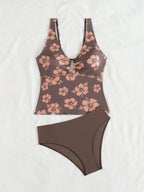 Tankini Bralette Tropical Café Cheeky