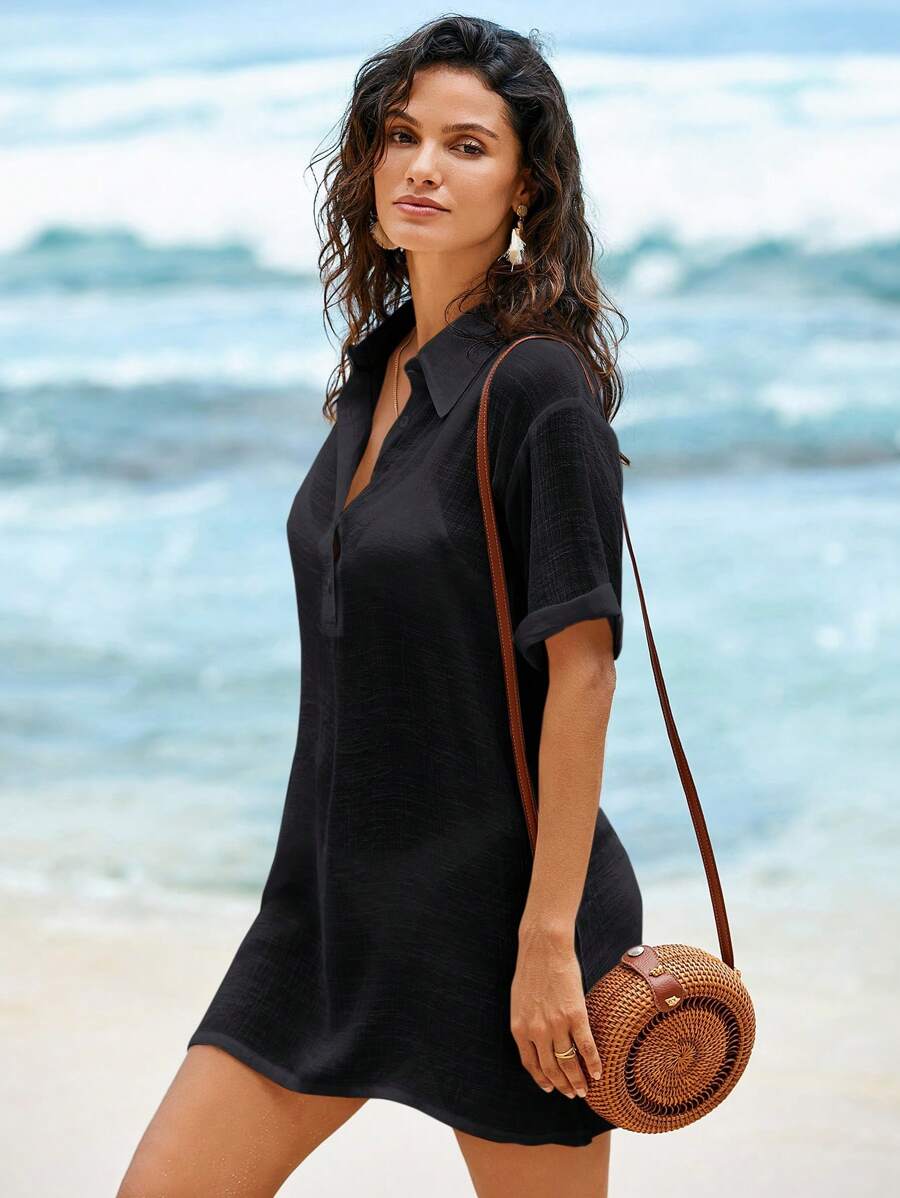 Saída de Praia Camisa Breeze Natural
