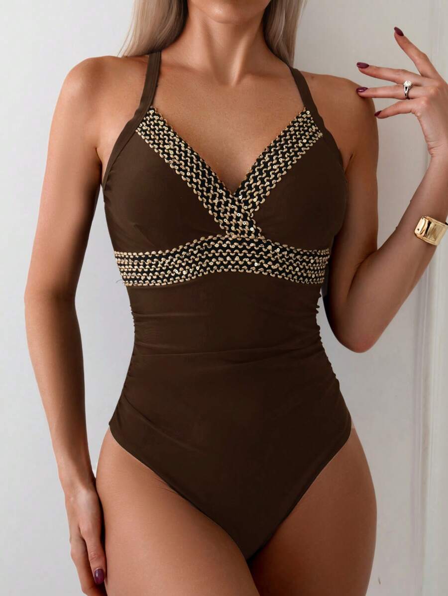 Maiô Modelador Gold Detail Prestige