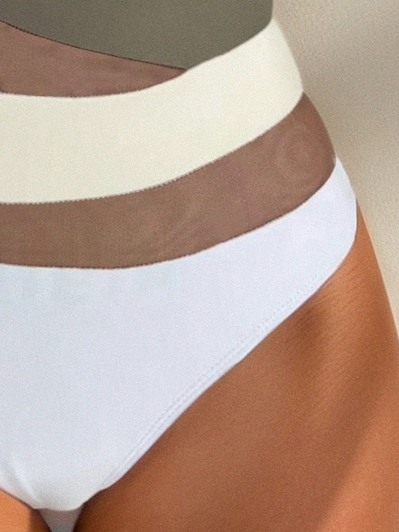 Maiô Assimétrico Illusion Mesh