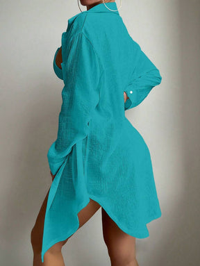 Saída de Praia Camisa Brisa Serena