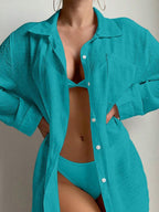 Saída de Praia Camisa Brisa Serena