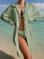 Saída de Praia Camisa Brisa Serena