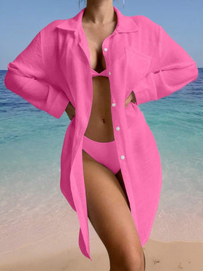 Saída de Praia Camisa Brisa Serena