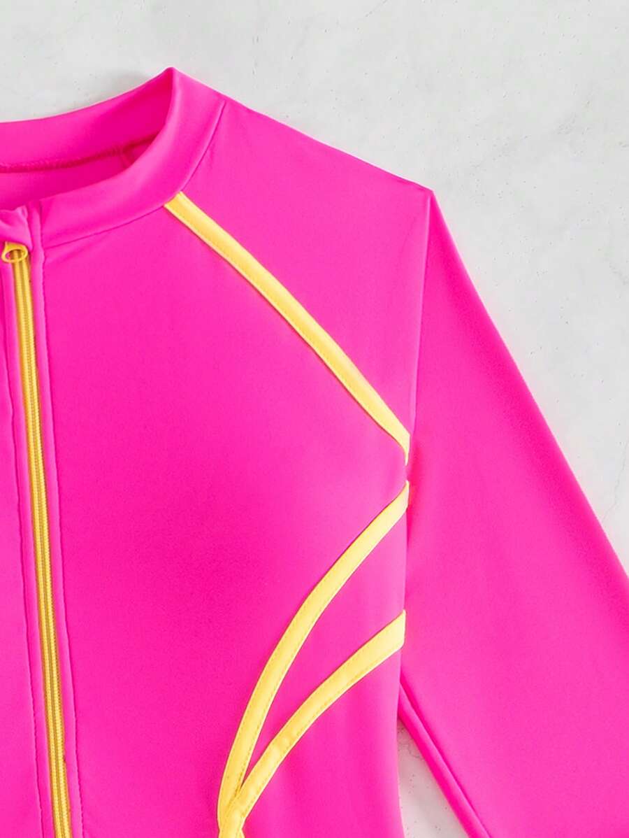 Maiô UV Performance Zíper Longo