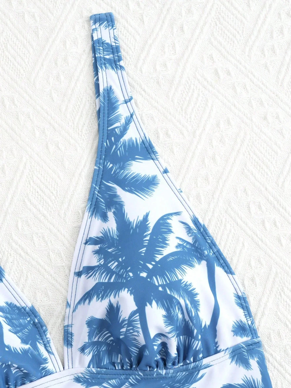 Tankini Decote V Recorte Vazado Bojo Triângulo