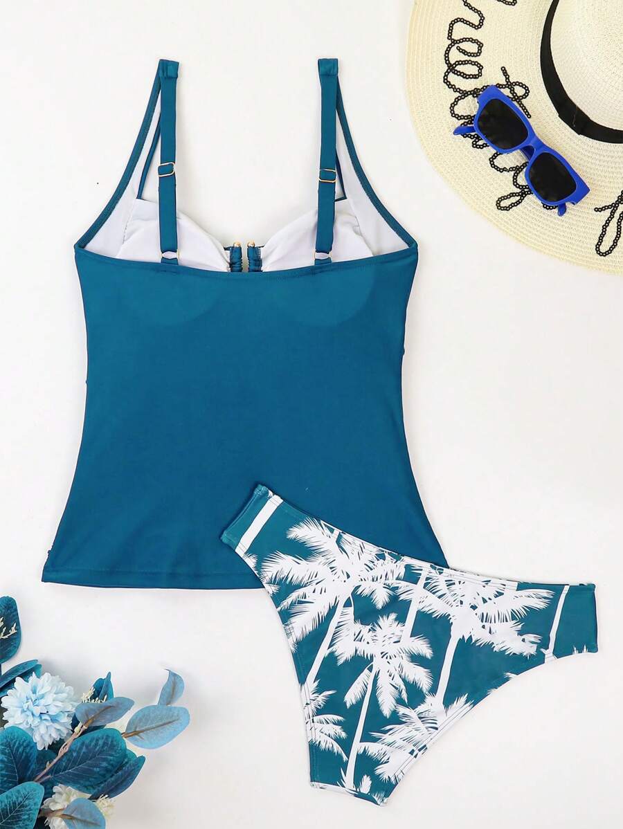 Biquíni Tankini Palm Chic