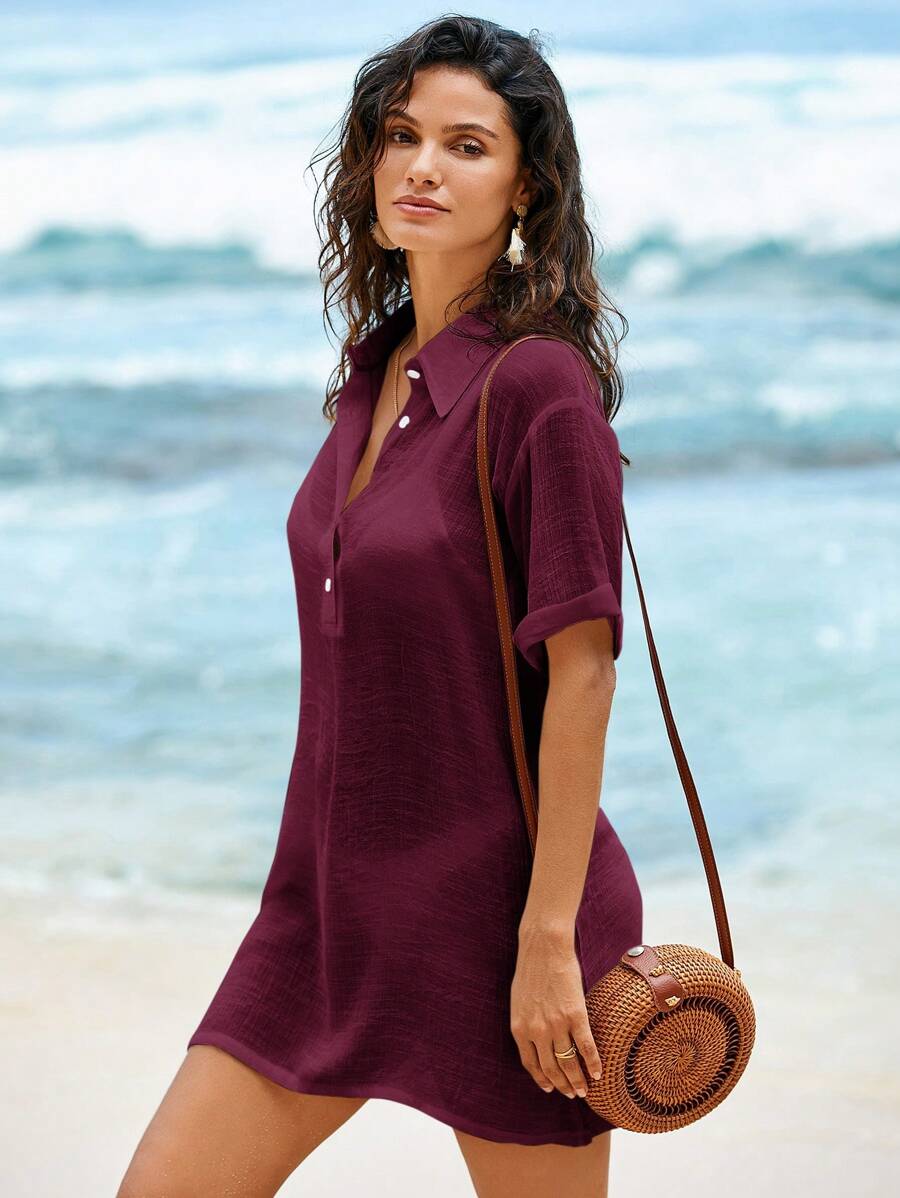 Saída de Praia Camisa Breeze Natural