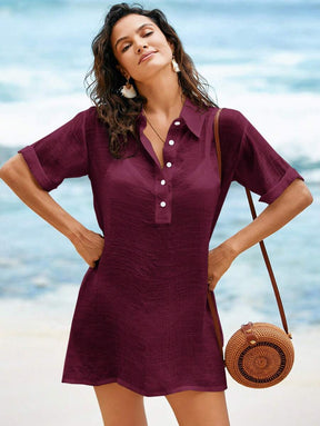 Saída de Praia Camisa Breeze Natural