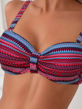 Biquíni Cintura Alta Étnico Vibrante