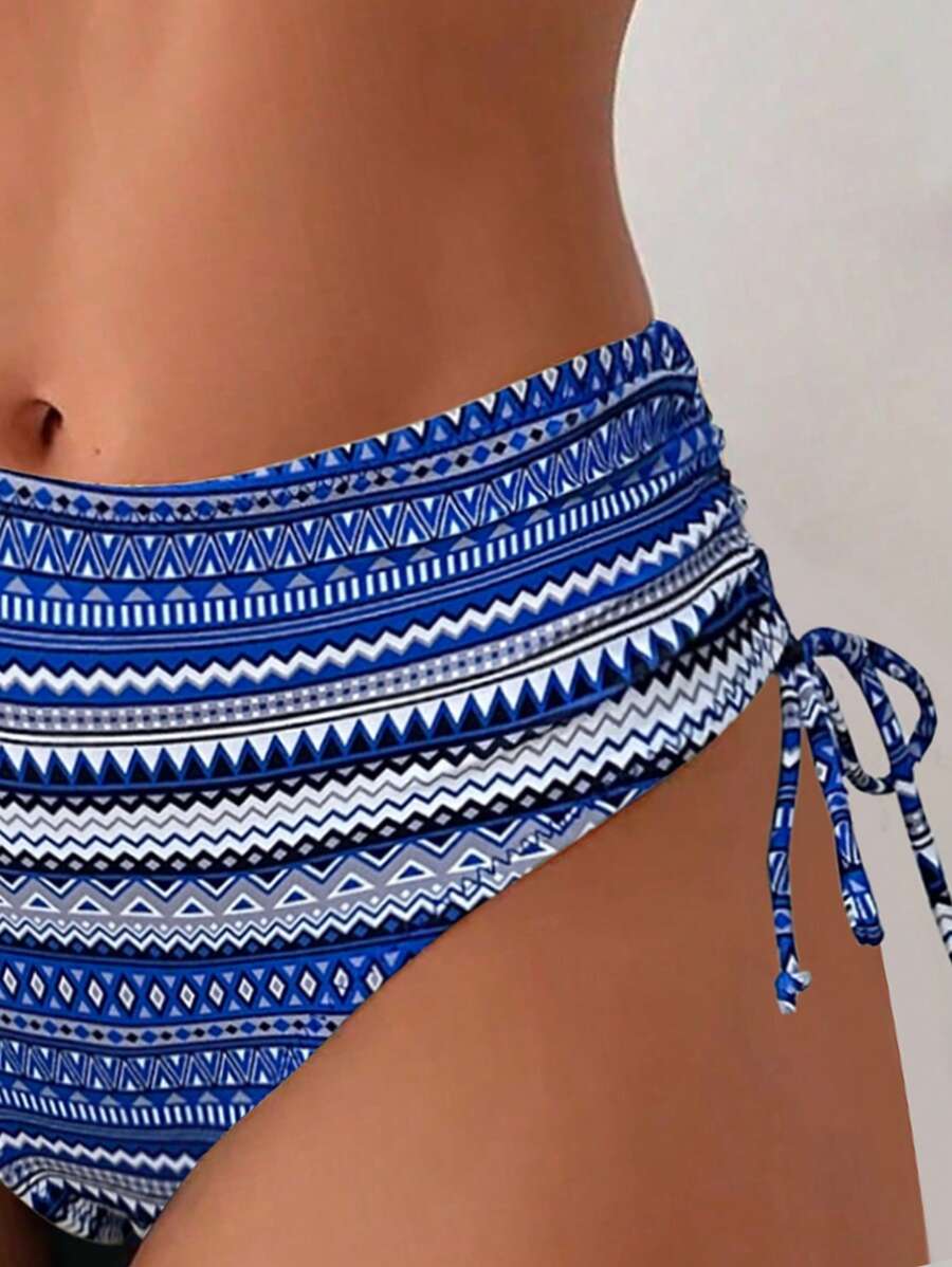 Biquíni Cintura Alta Étnico Vibrante