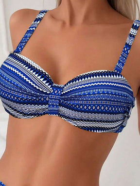 Biquíni Cintura Alta Étnico Vibrante