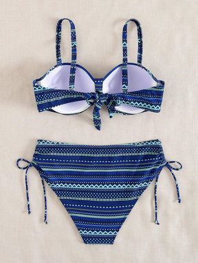 Biquíni Cintura Alta Étnico Vibrante