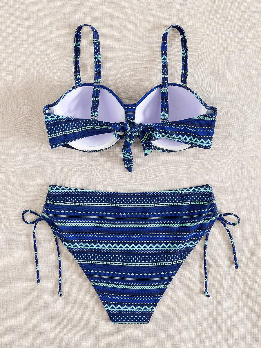 Biquíni Cintura Alta Étnico Vibrante