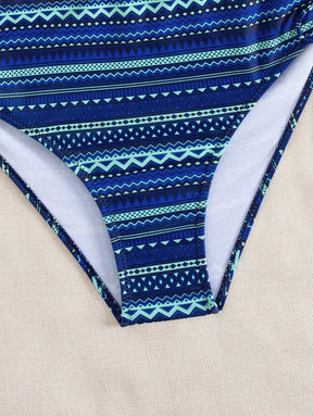 Biquíni Cintura Alta Étnico Vibrante