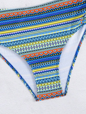 Biquíni Cintura Alta Étnico Vibrante